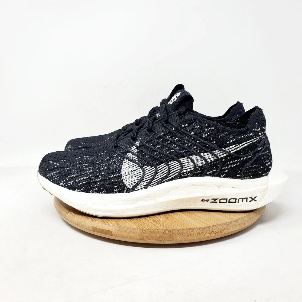 Nike‎ ZoomX Pegasus Turbo Next Nature Shoes Womens 7 Black Running Sneaker